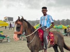 ‘Messi’ Gallops Along Cox’s Bazar Beach as Owner Dreams of Another Argentine Triumph