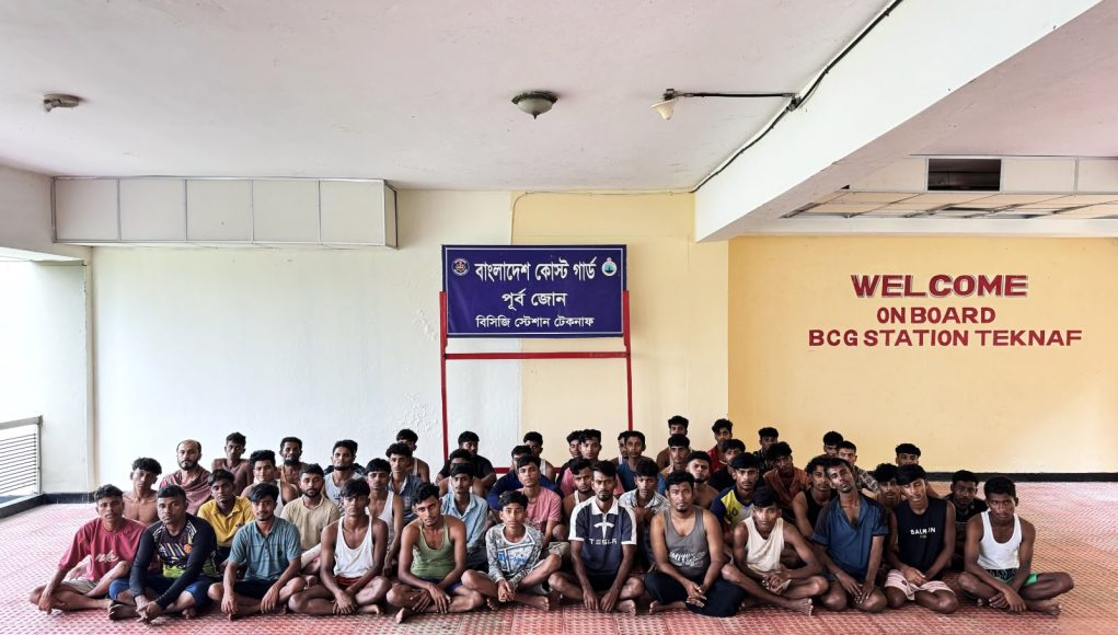Coast Guard Rescues 50 from Malaysia-Bound Boat, Arrests Nine Human Traffickers in Teknaf