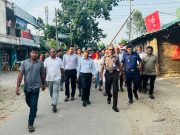Senior Officials Inspect Proposed Sites for Administrative Buildings in Newly Formed Matamuhuri Upazila