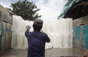 Strong Demand for Ice Keeps Fishery Ghat Workers Busy