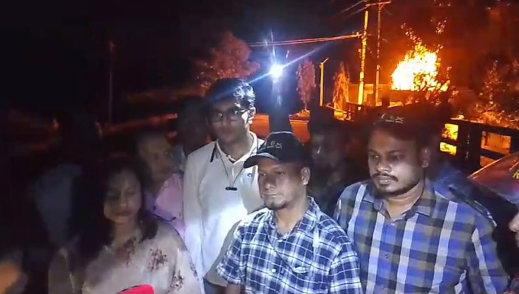 Bapex Team Warns Against Forcibly Extinguishing Gas Fire in Inani