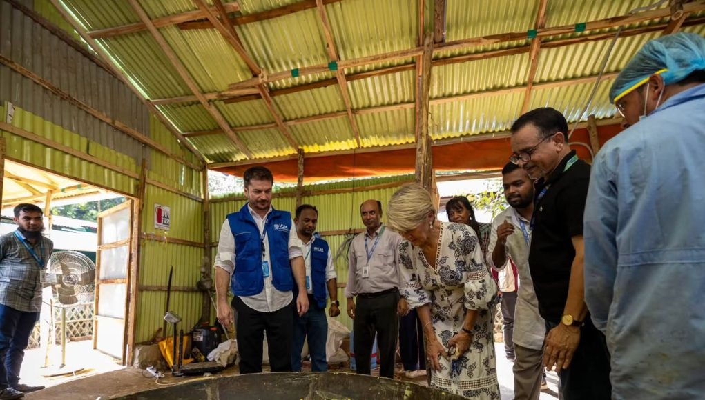 UN Special Envoy Visits PHALS Soap Production Centre in Rohingya Camp