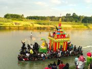 Thousands Gather for Kalpo Jahaj Bhasa Festival on Bakkhali River