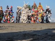 12 ‘ Waste Men’ March on Cox’s Bazar Beach to Raise Plastic Pollution Awareness